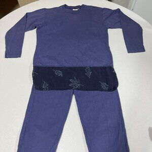 Auditorium Blueberry Long Sleeve Top/Bottom Set
